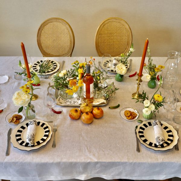 Mantel lino 130x230 con vainica