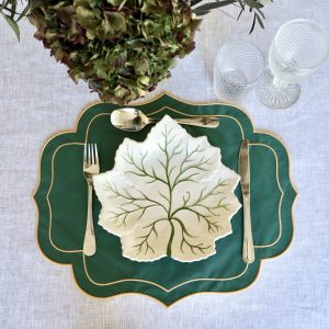 Mantel individual algodón doble festón