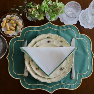 Servilleta lino con festón