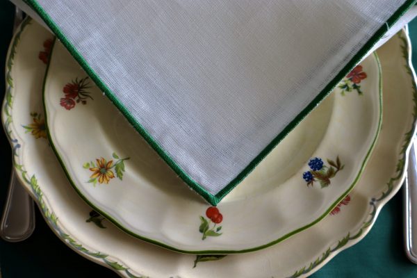 Servilleta lino con festón