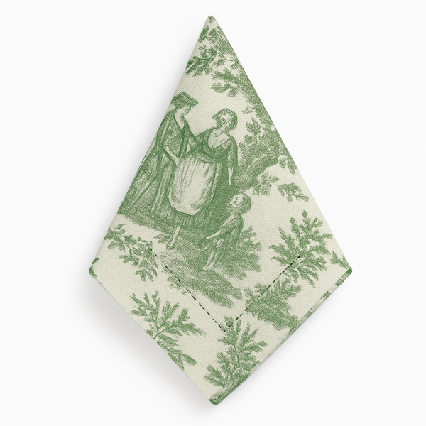 Servilleta lino vainica con estampado