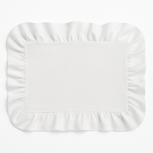 Mantel individual lino volantes