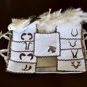 Servilleta de cóctel con motivo de caza