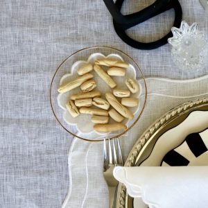 Servilleta lino con ondas pequeñas