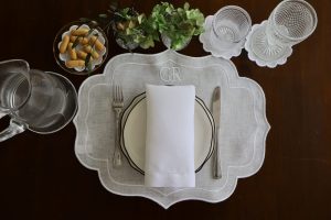 Servilleta lino con vainica