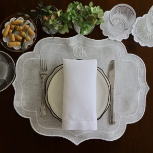 Servilleta lino con vainica