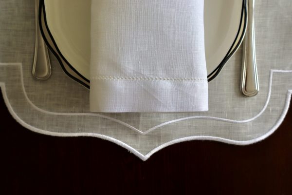 Servilleta lino con vainica