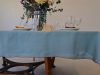 Mantel lino azul 150x250 remallado